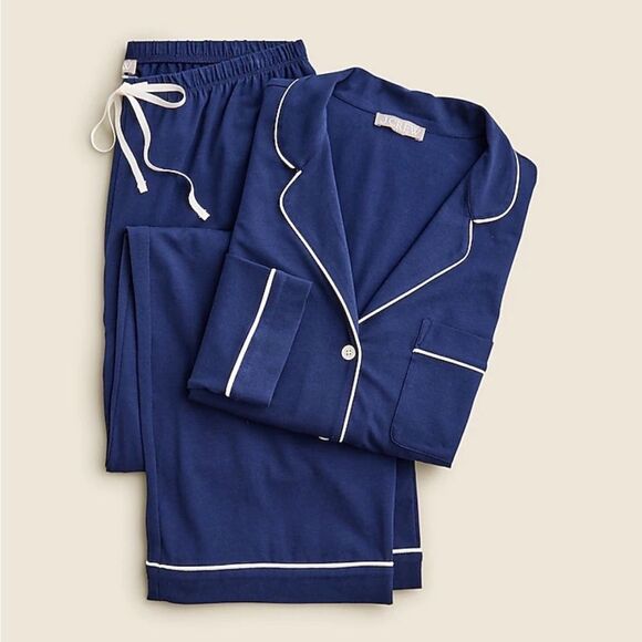 NWT J CREW Dreamy cotton-blend pajama pant set - Picture 2 of 5